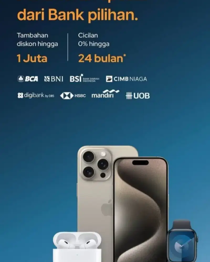 I PHONE 16 / 16 Pro / 16 Pro MAX, GARANSI IBOX