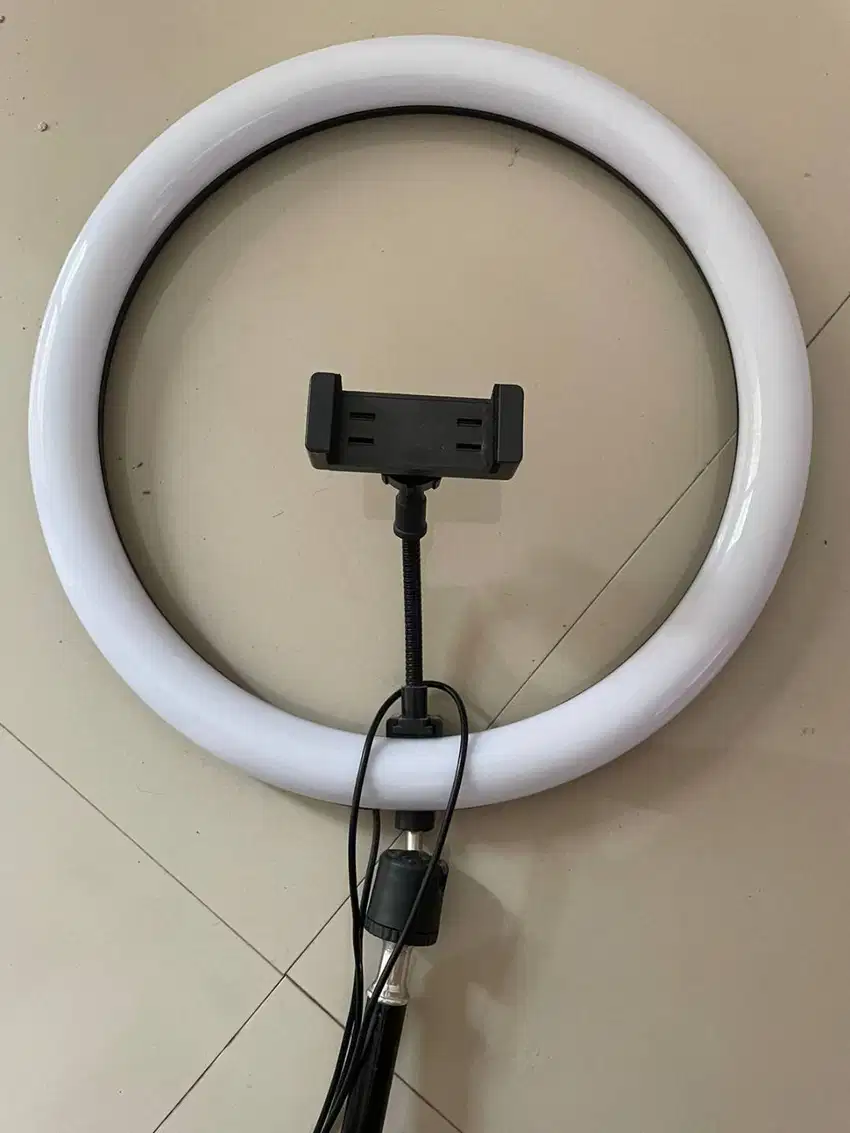 Lampu Ring Light Set white to RGB LED 33CM NEGO