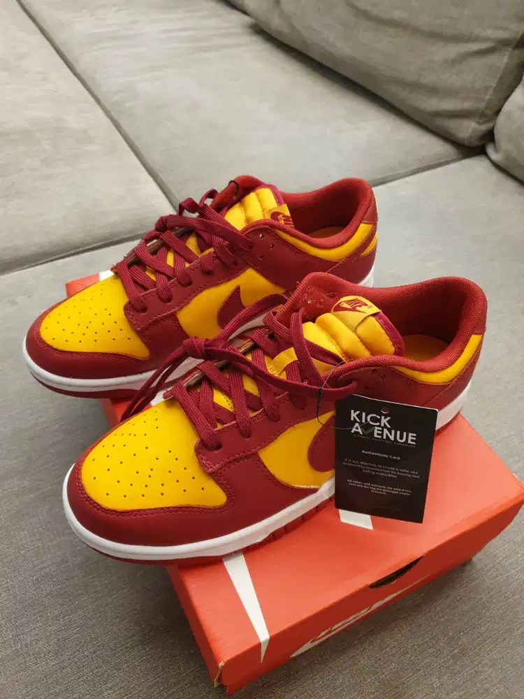 Nike Dunk Low Retro Midas Gold/Tough Red-White