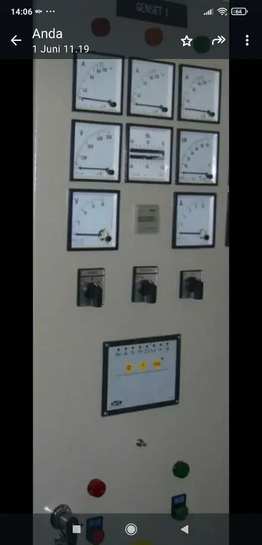 Panel Automatic PLN dan Genset 125A
