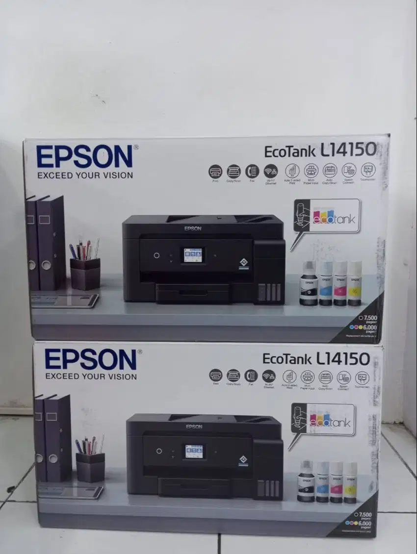 Printer Epson EcoTank L14150 A3 WiFi Duplex All in One Garansi Resmi