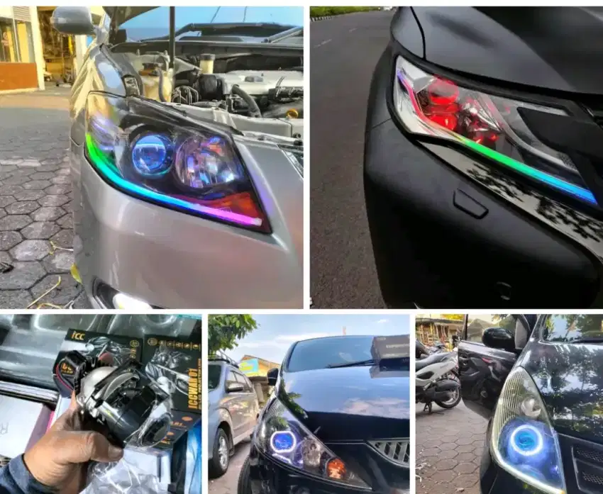 Lampu variasi biled mobil