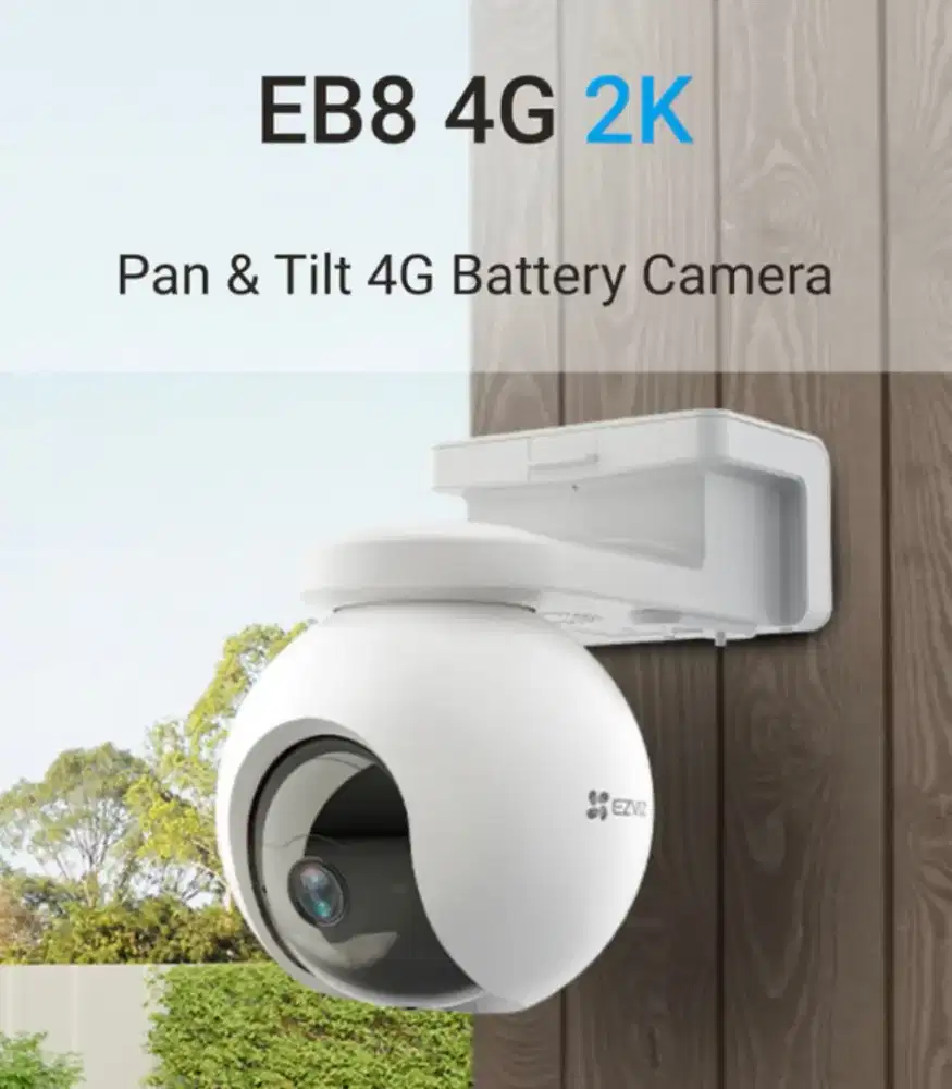 Ezviz EB8 4G 2K Smart Home IP Camera + Solar Panel