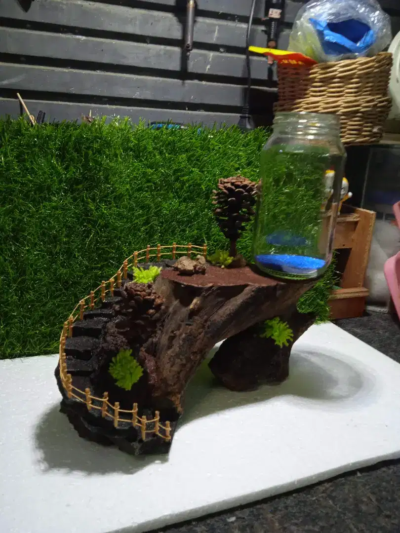 DIORAMA TOPLES IKAN HIAS