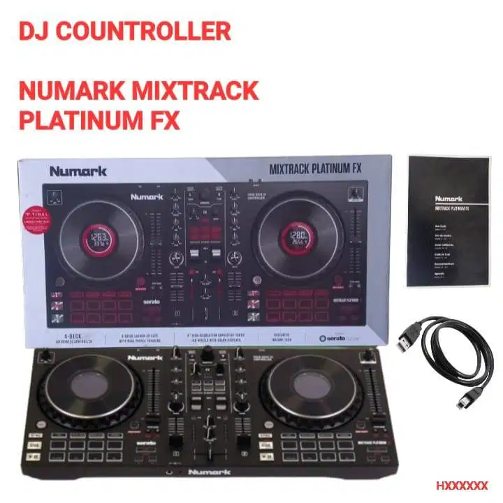 Dj Controller, headphone, laptop, speaker aktif, microphone, souncard