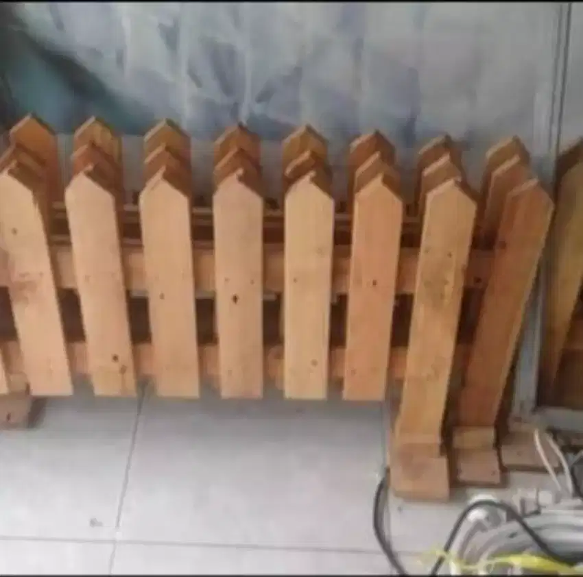 Pagar Kayu Dekorasi, Pagar Taman, Pager Tanaman, Pembatas Ruangan Kayu