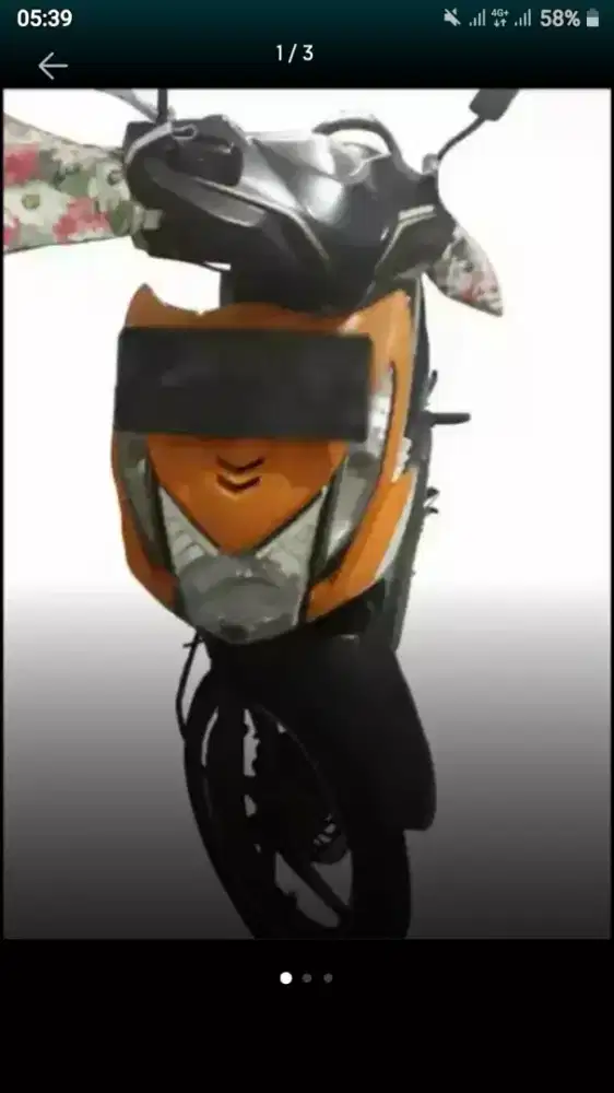 Jual beat 2013 orange apa adanya kondisi msh lumayan