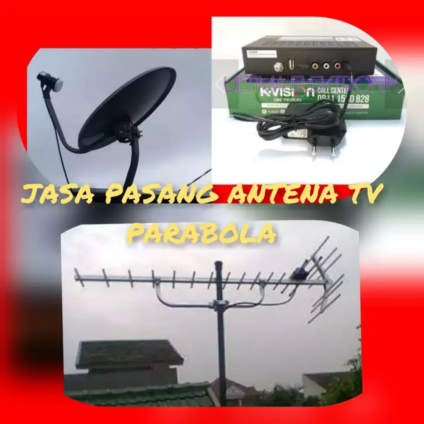 Pasang antena tv bergaransi