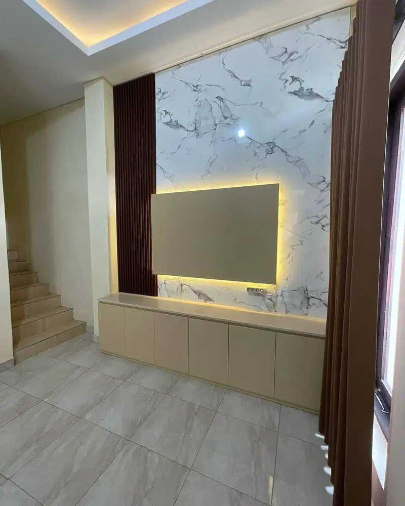 Backdrop tv premium sidaorjo surabaya