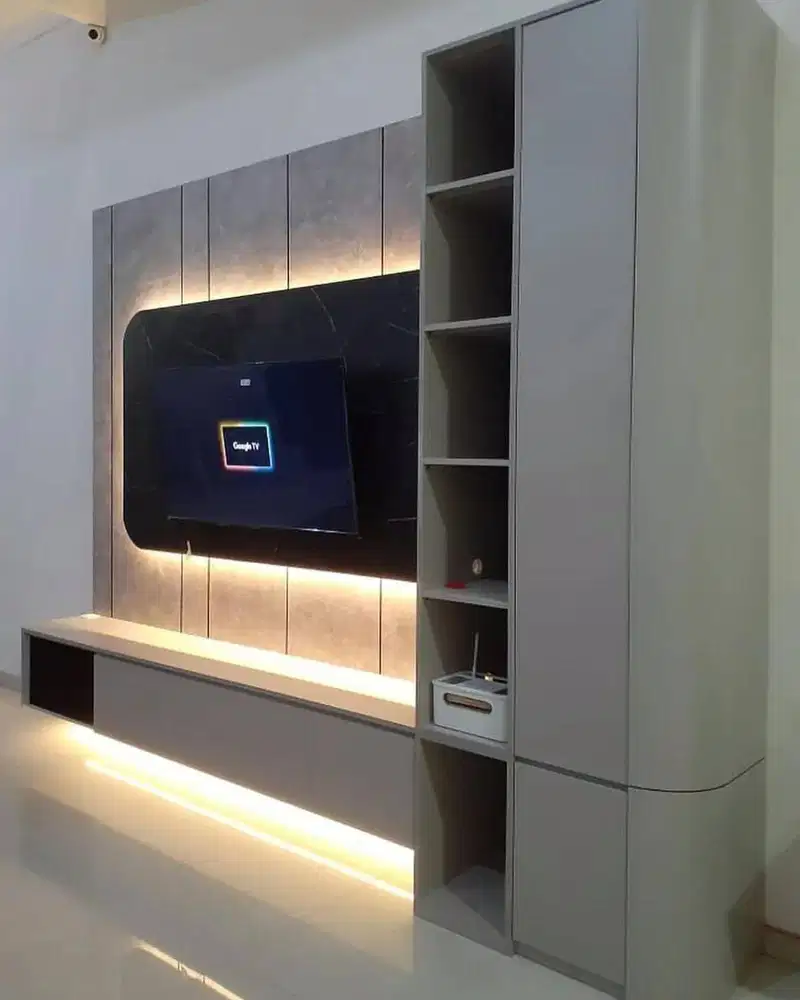 Backdrop futuristik minimalis sidoarjo surabaya