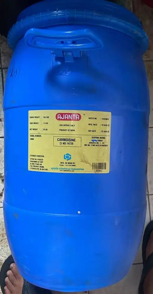 Pewarna Makanan Tartrazine Erythrosine Ponceau4R Egg Yellow Blue Apple