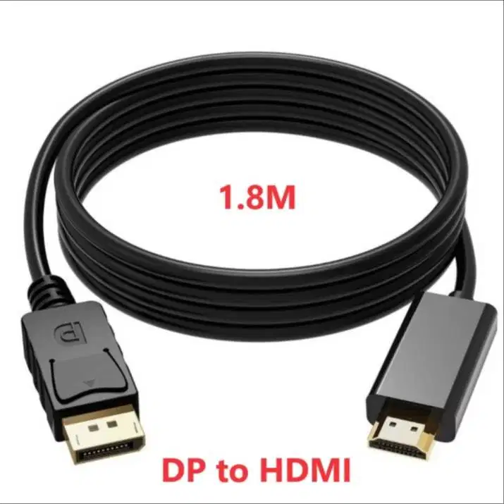 Kabel DP (DisplayPort) male to HDMI male 1.8m