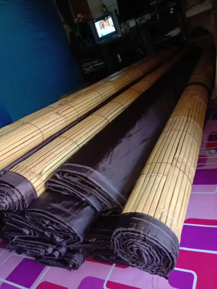 Tirai bambu murah berkualitas