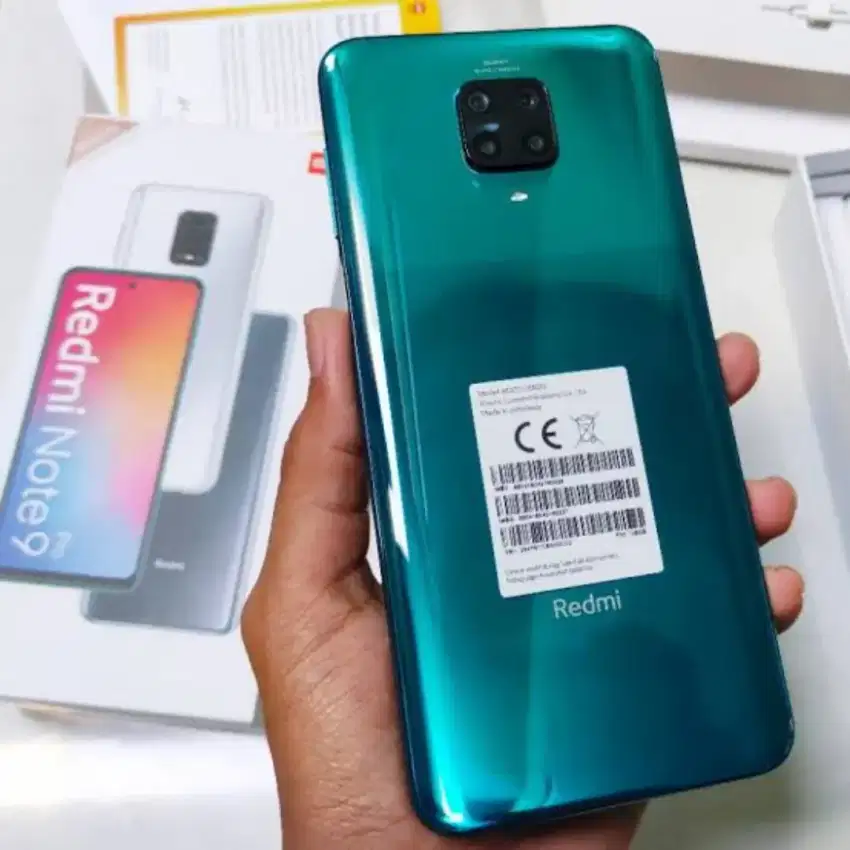Xiaomi Note 9 Green 128gb - bisa cod open nego