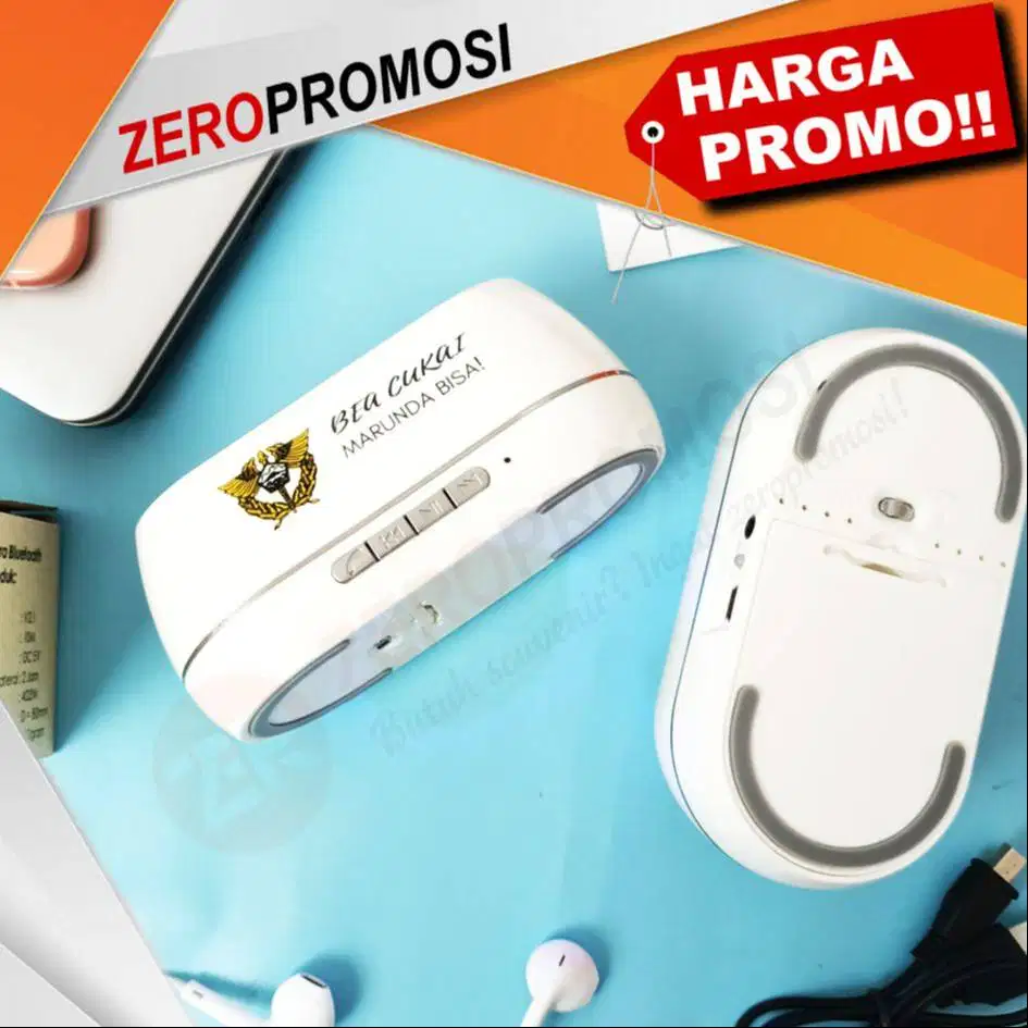 Speaker Bluetooth Portable + Sablon BTSPK02