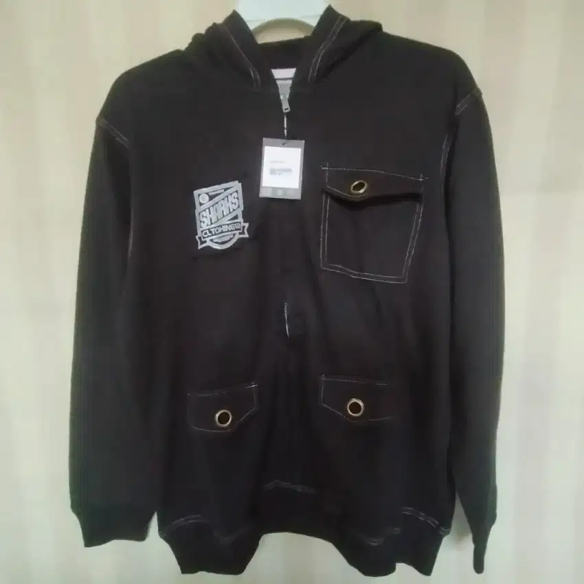 jaket hoodie sharks original xl size langka