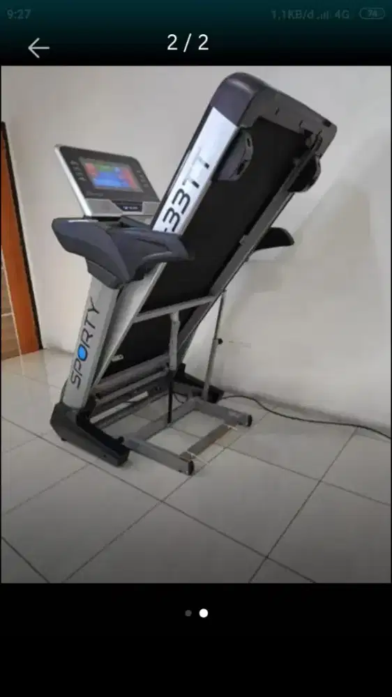 Alat fitness treadmill elektrik tl 33ac