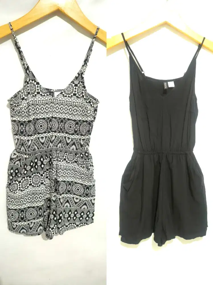 H&M jumpsuit v neck hnm