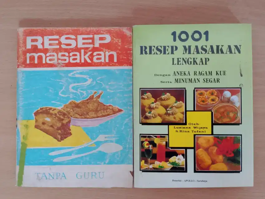 Buku Jadul Resep Makanan Preloved