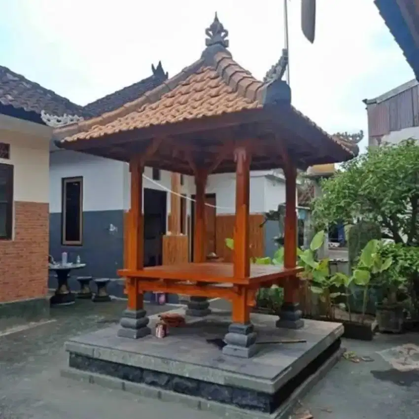 Gazebo Kayu untuk taman