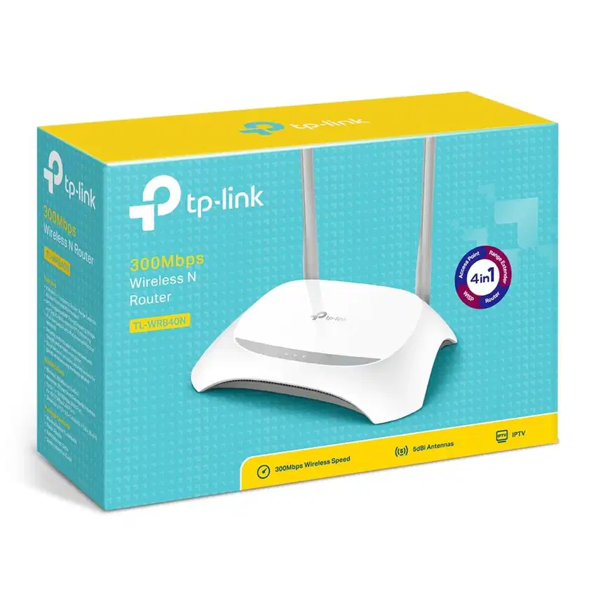 TP Link WR840 Wireless N Router 300Mbps