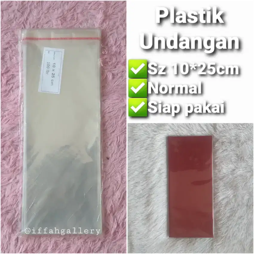 Plastik Undangan Isi Banyak Fungsi Normal Siap Pakai
