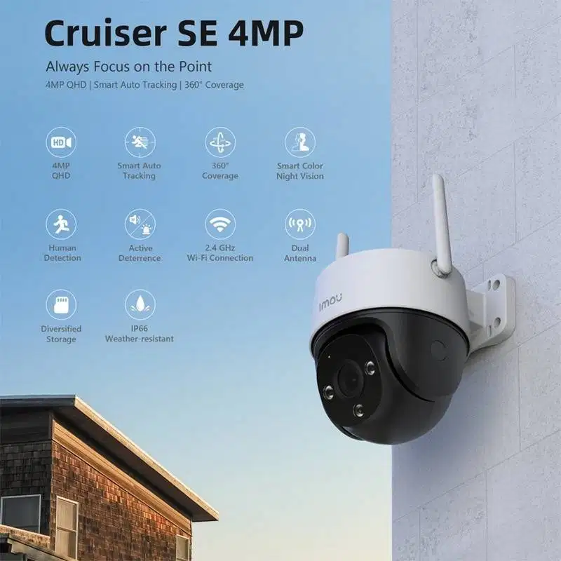 PAKET CCTV WIFI OUTDOOR Cruiser SE 4MP ONVIF + PEMASANGAN