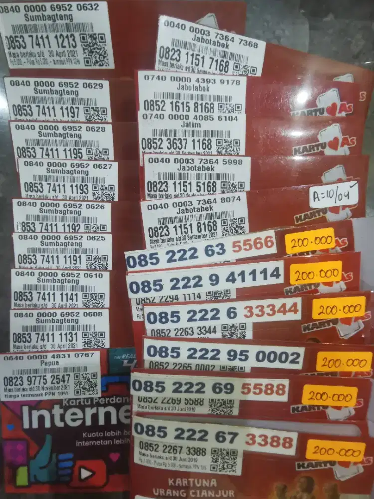 JUAL NOMOR CANTIK RAPI MURAH