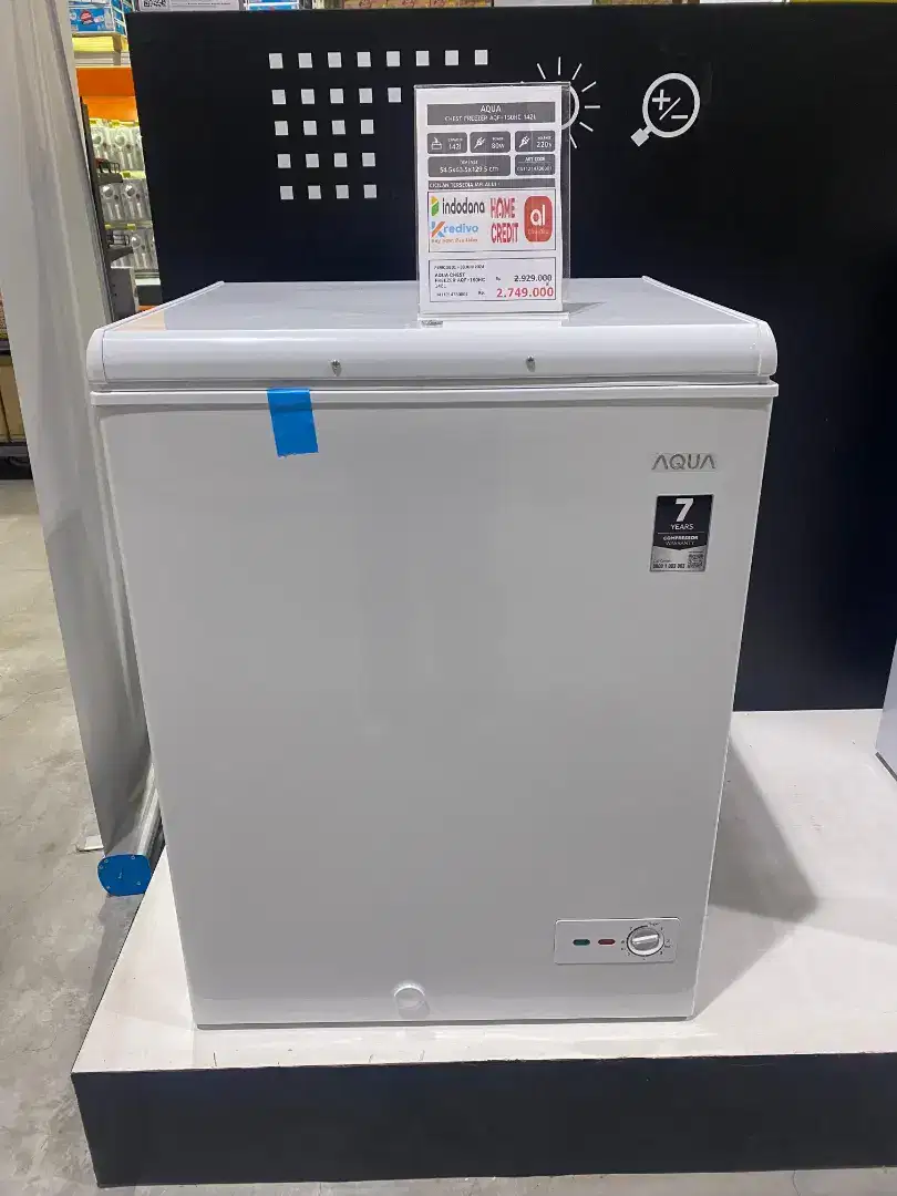 FREEZER AQF AQUA CHEST 142L bisa KREDIT