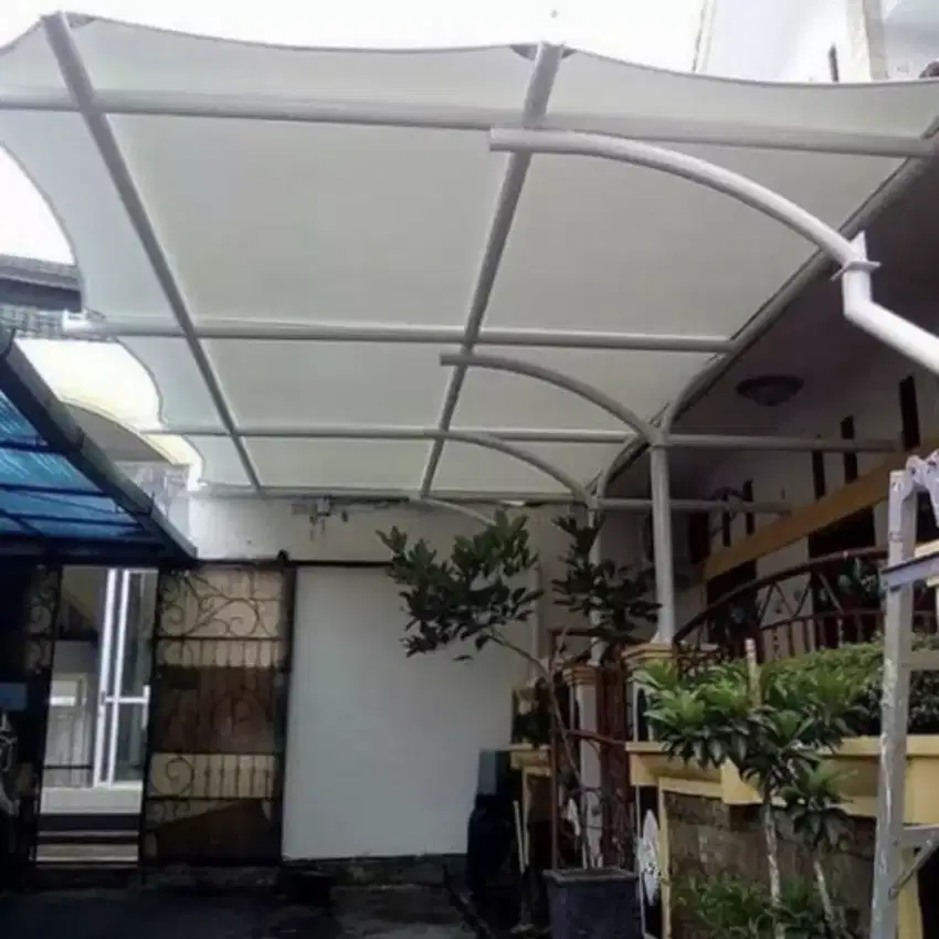 Kanopi membran murah permetee persegi