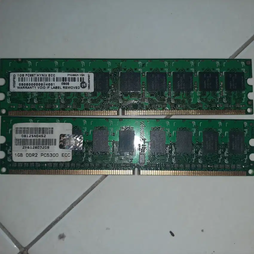 MEMORY 1GB PC 667 HYNIX ECC VISIPRO