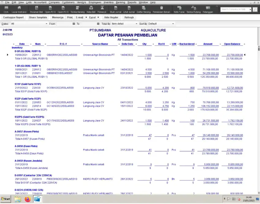 Software akuntansi quickbooks - implementation