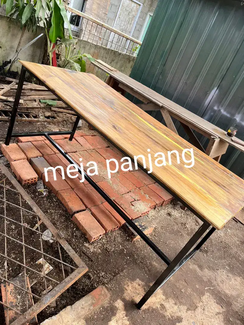 Meja panjang ,meja kantin dll