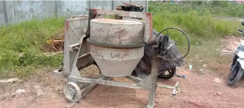sewakan molen cor lancar siap pakai barang ready