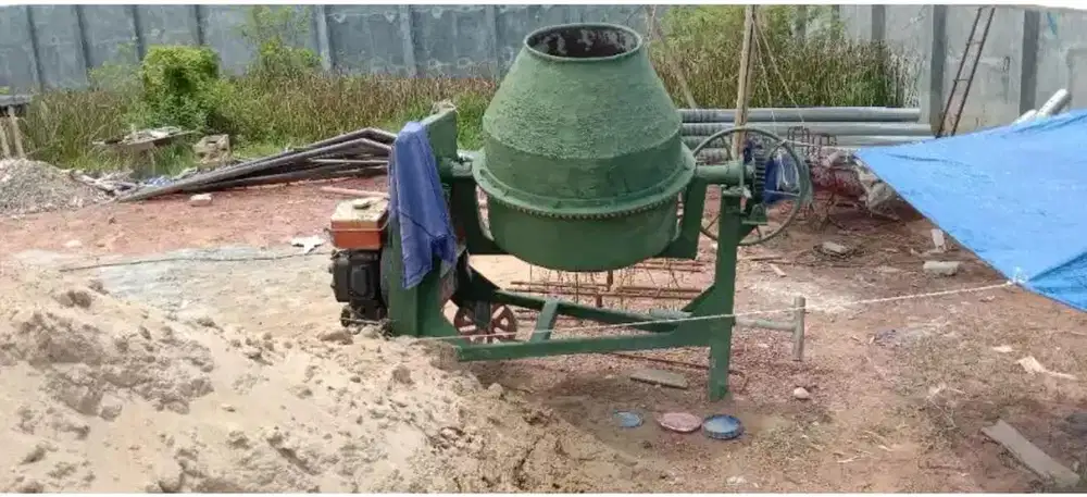 sewakan molen cor lancar siap pakai barang ready