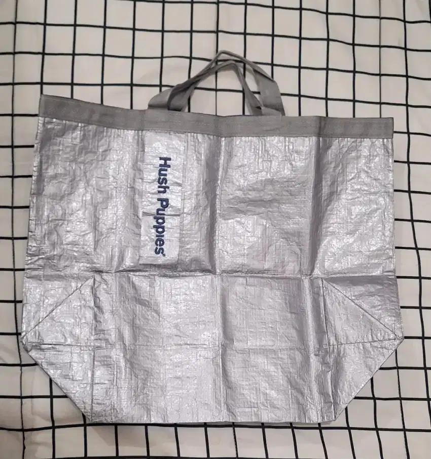 Shopping Bag Hush Puppies Silver Original