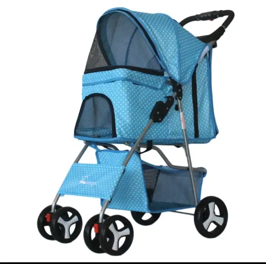 Kereta dorong anjing kucing pet stroller