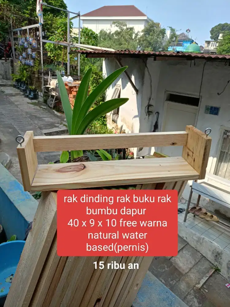 Rak dinding murah jati Belanda