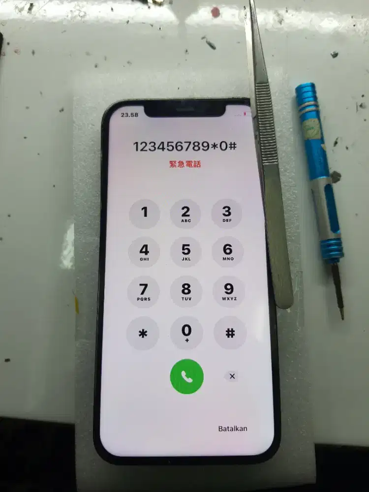 Jual lcd iphone 12pro 12 pro free pasang bisa di tunggu