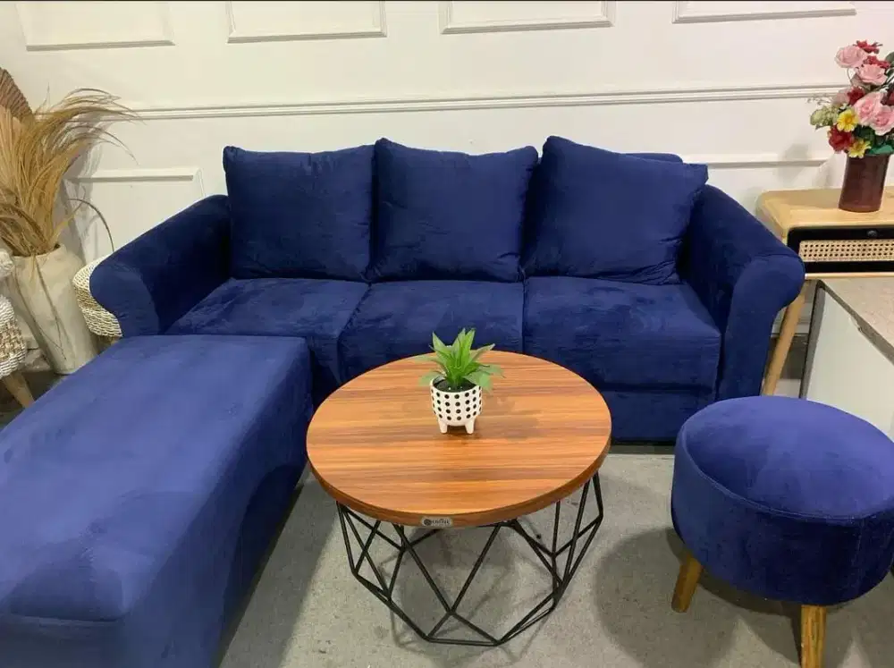 Sofa set. Selonjoran tanpa meja