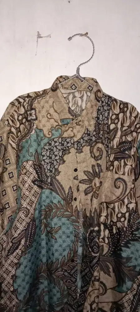 kemeja batik lengan pendek dan lengan panjang