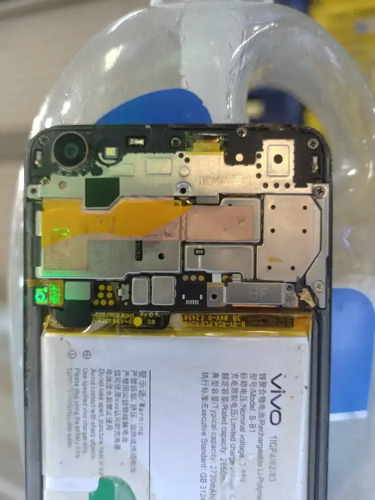 mesin vivo y55s tiba tiba mati,matot.belum.pernah diservis.