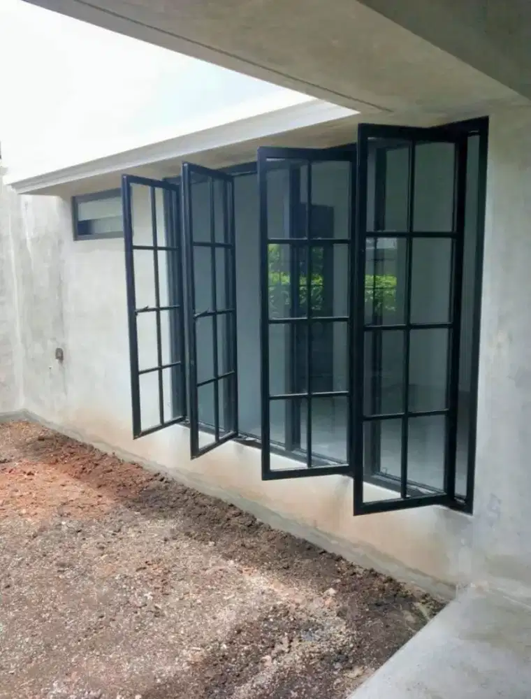 Kusen aluminium pintu dan jendela kaca