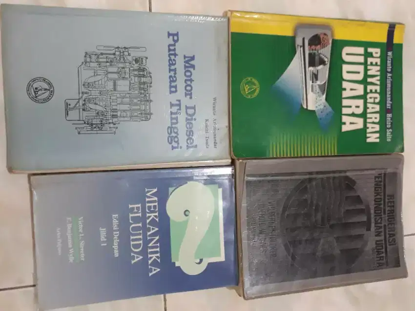 Buku-buku bekas jurusan teknik industri