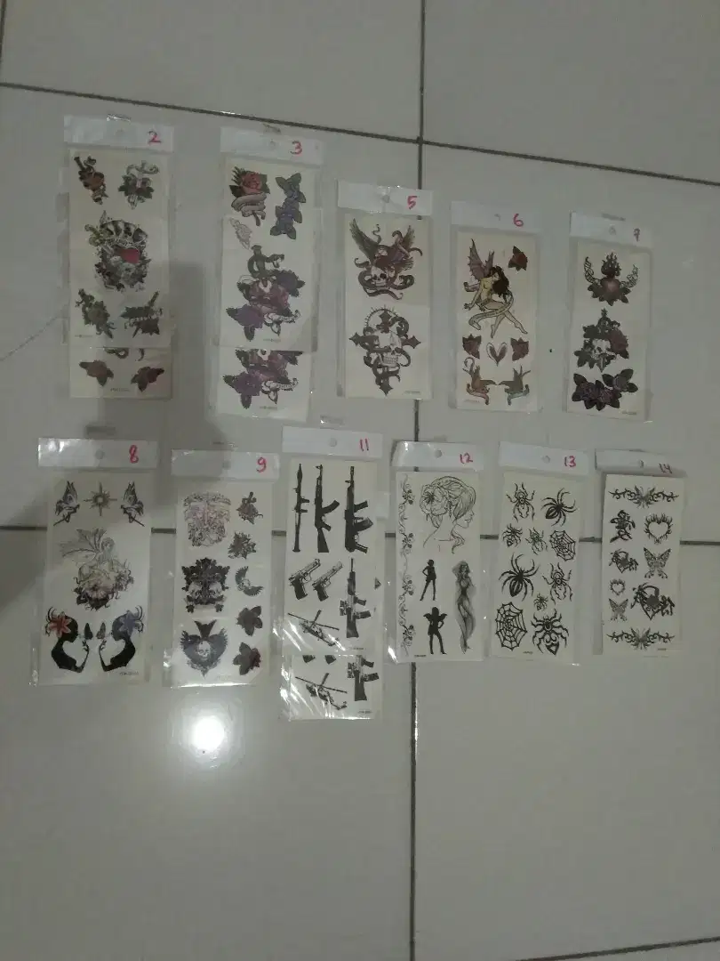 Sticker Tatoo Tahan Lama Murmer !!!