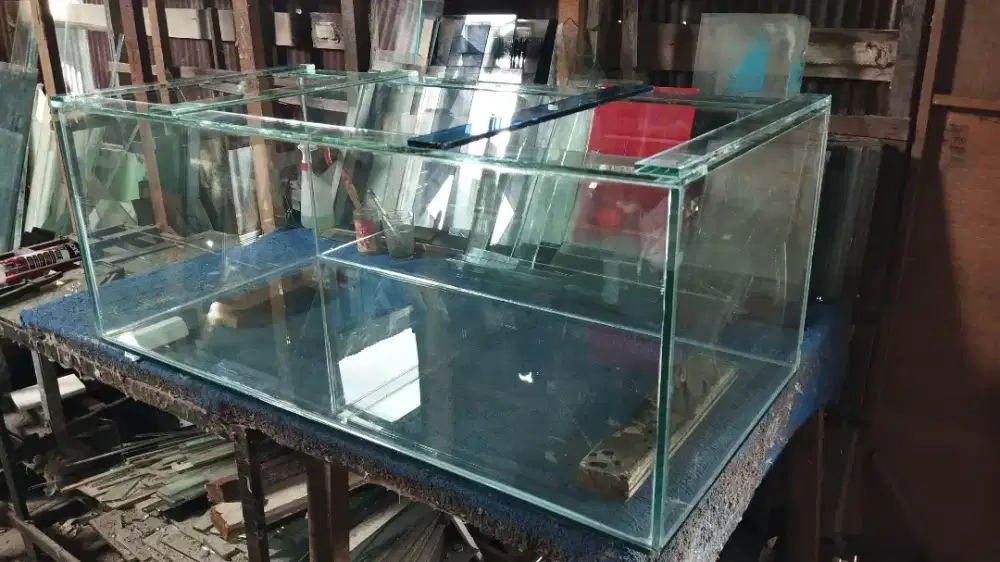 Aquarium baru 150x50x50 full 8mm