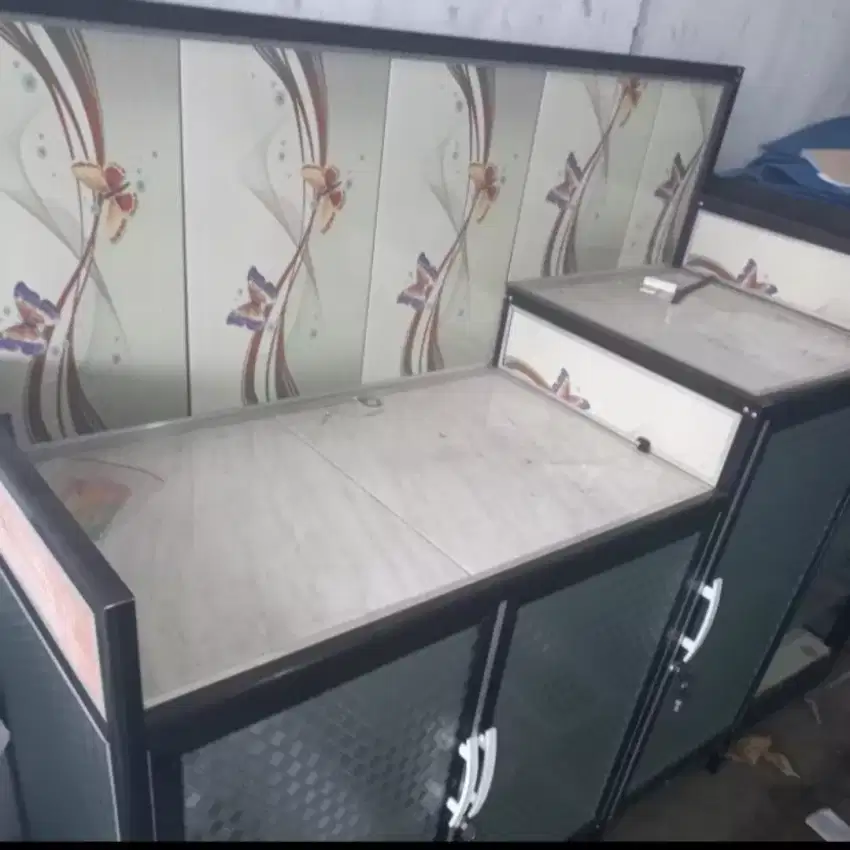 Rak Kompor 3 Pintu, Rak Piring, Rak Dapur, Lemari Kompor 3 Pintu,