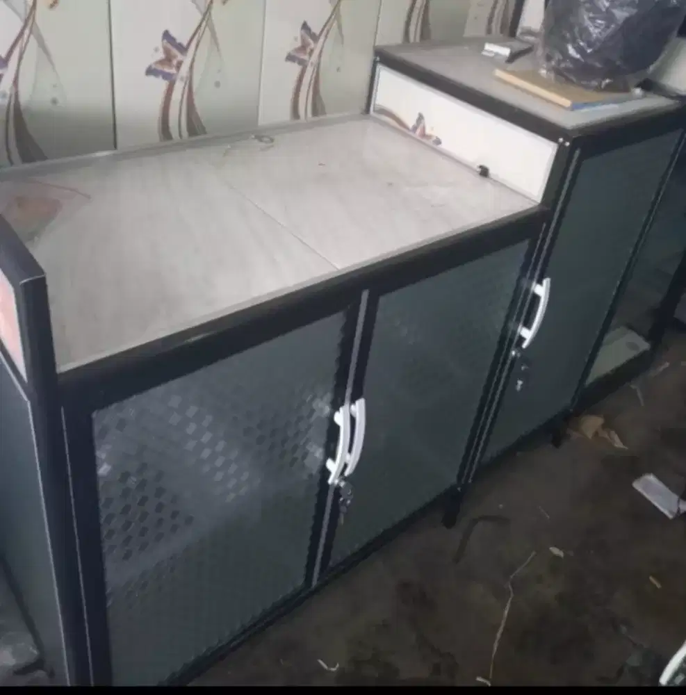 Rak Kompor 3 Pintu, Rak Piring, Rak Dapur, Lemari Kompor 3 Pintu,