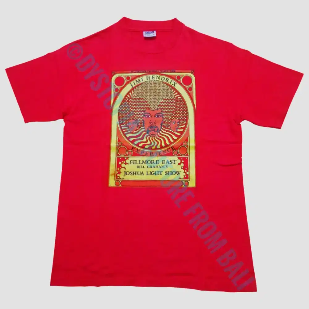 Vintage 90's T-shirt Band Jimi Hendrix Experience - Joshua Light Show