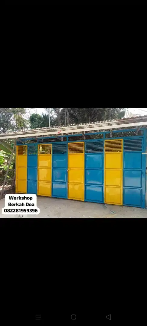 Pintu pengaman garasi toko dll